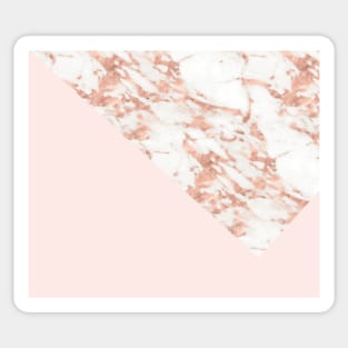 Rose gold blush aesthetic Sticker